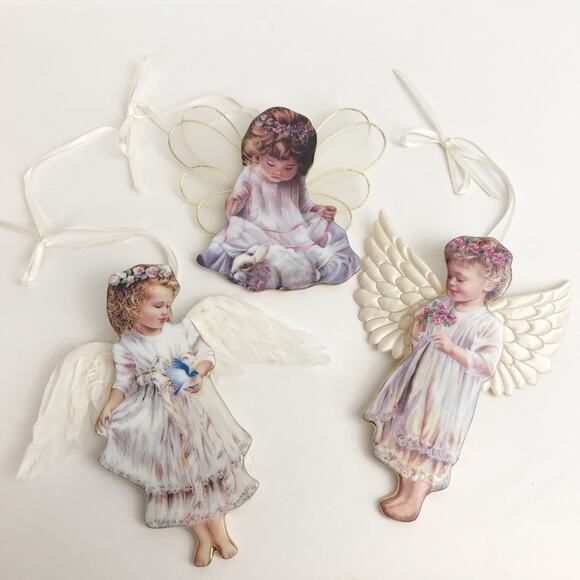 Heaven's Little Angels Ornaments Garden Miracle Gentle Guardian Loving Kindness - Picture 1 of 16